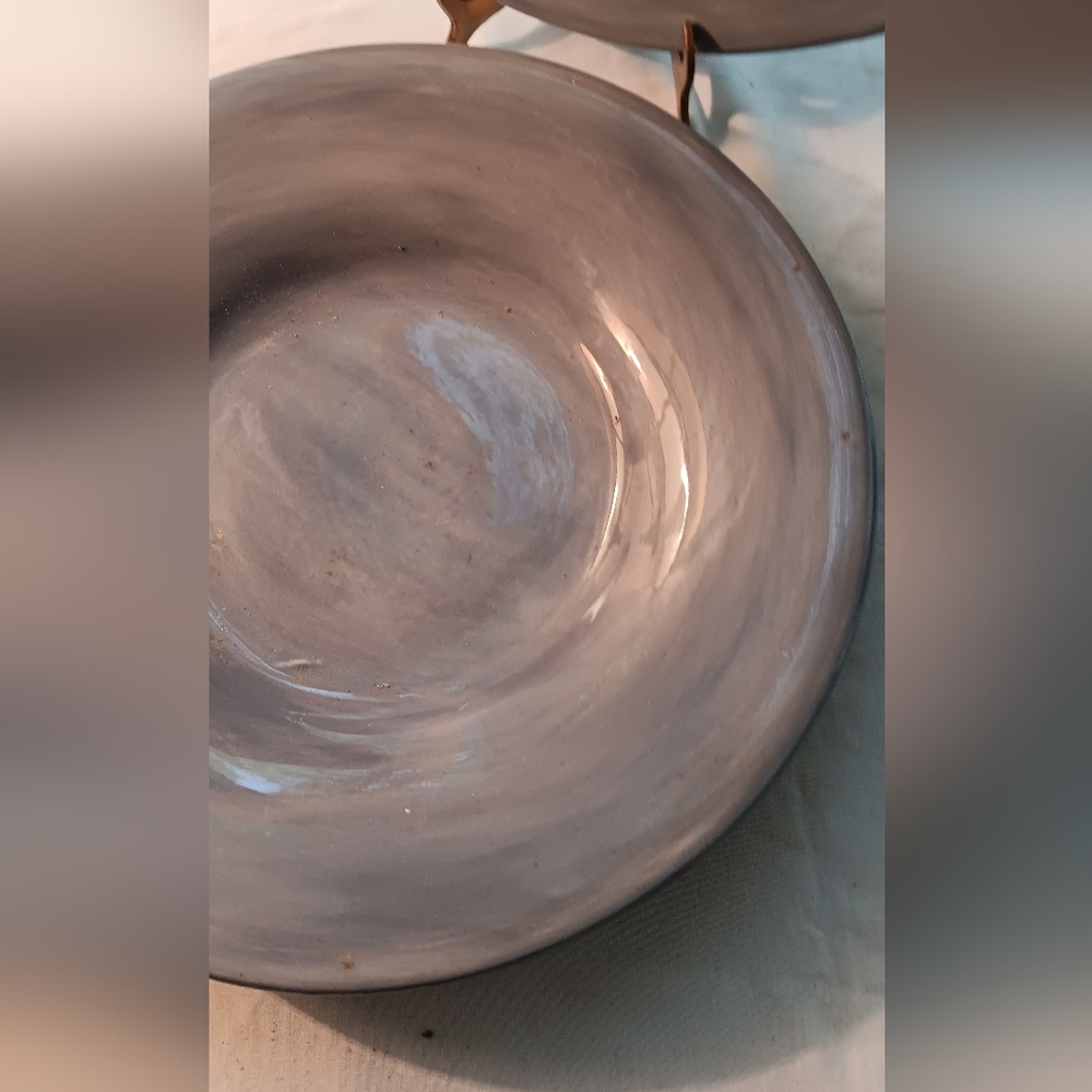 - 2 Pottery Barn Sausalito Plates Blue - Picture 2 of 9